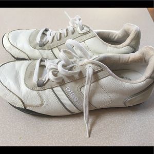 Men’s Diesel sneakers, white, Sz 9